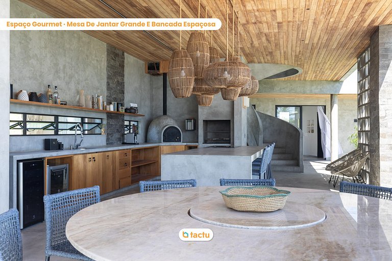 Villa Luzes Rooftop, Service et Vue Mer à Fortim