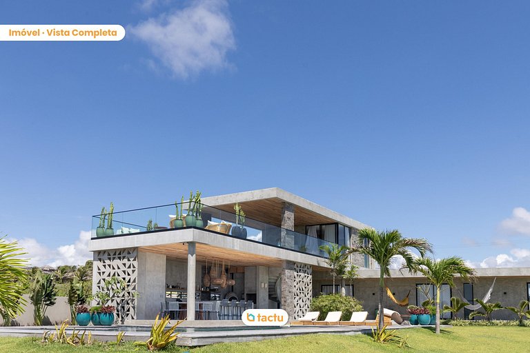 Villa Luzes Rooftop, Service et Vue Mer à Fortim