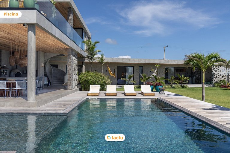 Villa Luzes Rooftop, Service and Sea View Fortim
