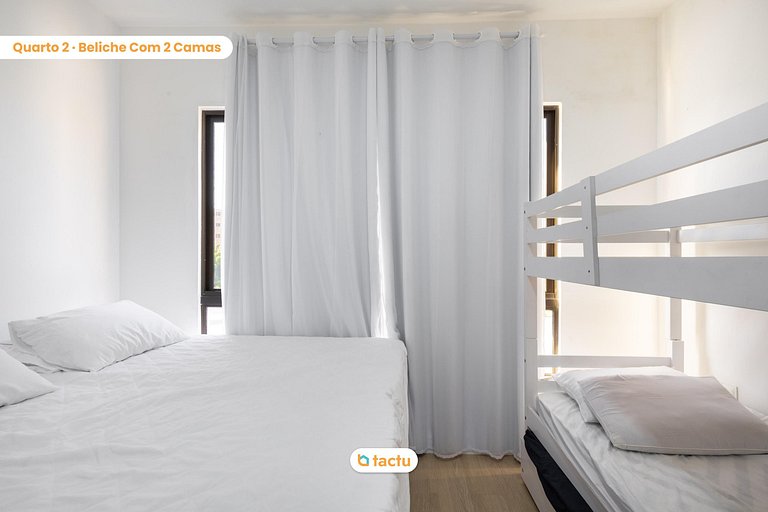 Duplex em condomínio ao lado da praia