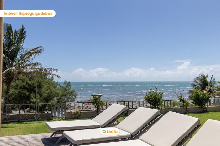 Casa Frente Vista Mar Fortim Ceará Luxosa com 6 Quartos Kite