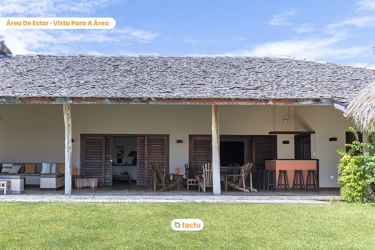 Casa Frente Vista Mar Fortim Ceará Luxosa com 6 Quartos Kite