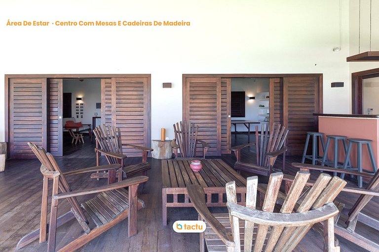 Casa Frente Vista Mar Fortim Ceará Luxosa com 6 Quartos Kite