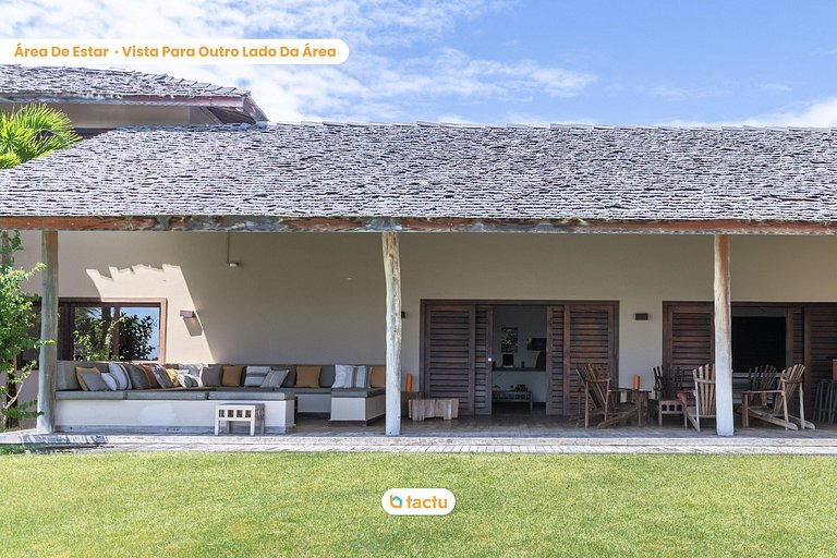 Casa Frente Vista Mar Fortim Ceará Luxosa com 6 Quartos Kite