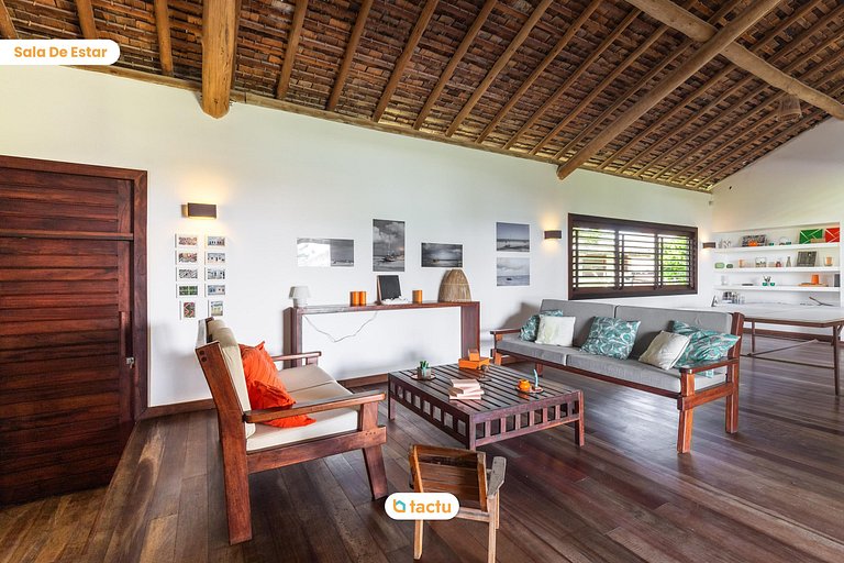 Casa Frente Vista Mar Fortim Ceará Luxosa com 6 Quartos Kite