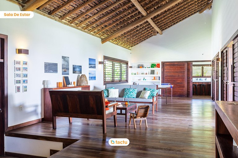 Casa Frente Vista Mar Fortim Ceará Luxosa com 6 Quartos Kite