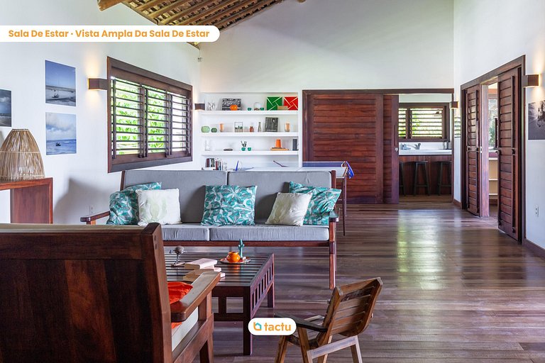 Casa Frente Vista Mar Fortim Ceará Luxosa com 6 Quartos Kite