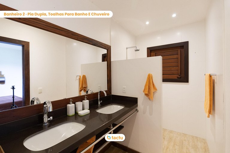 Casa Frente Vista Mar Fortim Ceará Luxosa com 6 Quartos Kite