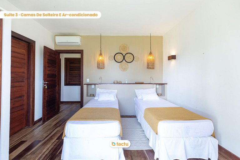 Casa Frente Vista Mar Fortim Ceará Luxosa com 6 Quartos Kite