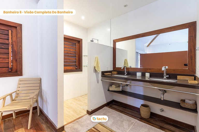 Casa Frente Vista Mar Fortim Ceará Luxosa com 6 Quartos Kite