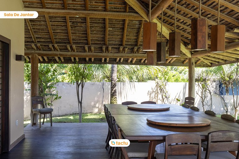 Casa Frente Vista Mar Fortim Ceará Luxosa com 6 Quartos Kite