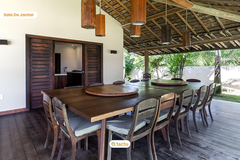 Casa Frente Vista Mar Fortim Ceará Luxosa com 6 Quartos Kite