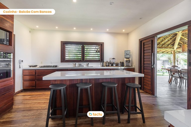 Casa Frente Vista Mar Fortim Ceará Luxosa com 6 Quartos Kite
