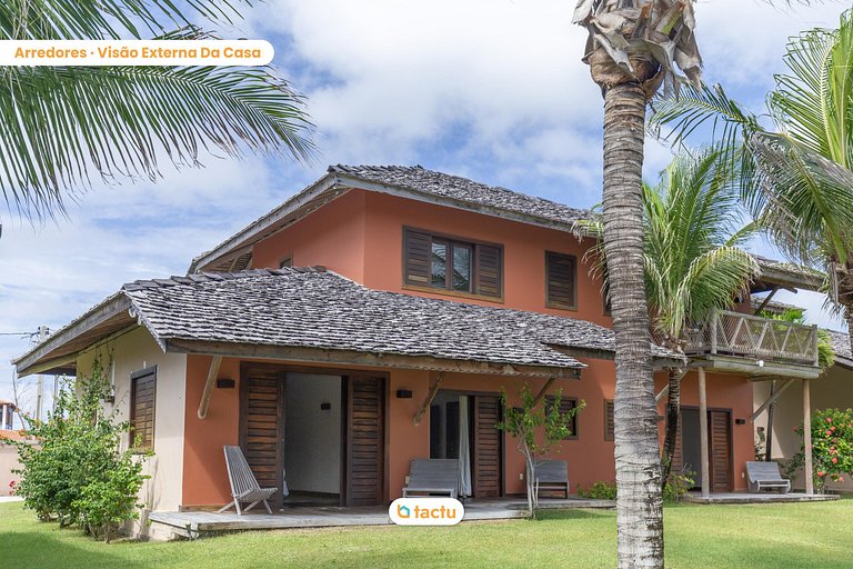 Casa Frente Vista Mar Fortim Ceará Luxosa com 6 Quartos Kite