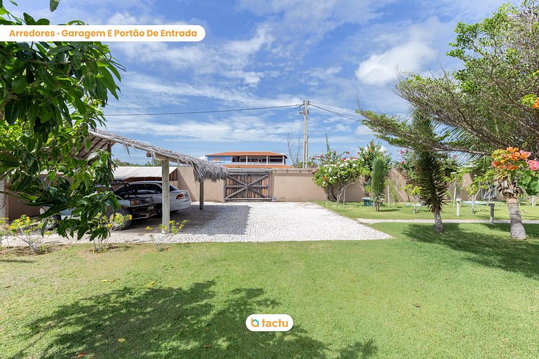 Casa Frente Vista Mar Fortim Ceará Luxosa com 6 Quartos Kite