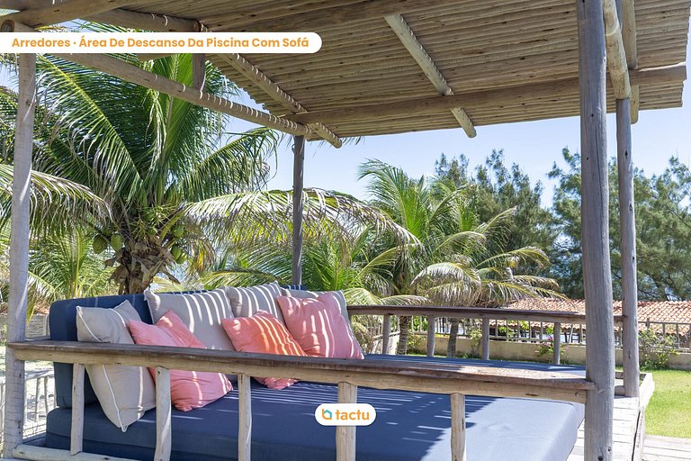 Maison avec Vue sur l'Océan en Face, Fortim, Ceará, Luxueuse