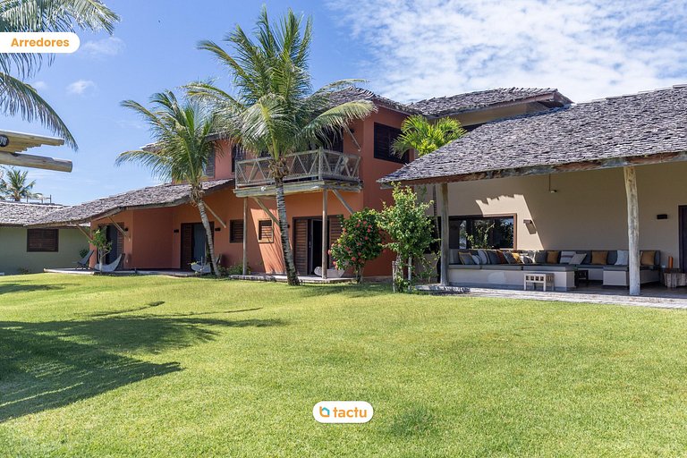 Casa Frente Vista Mar Fortim Ceará Luxosa com 6 Quartos Kite