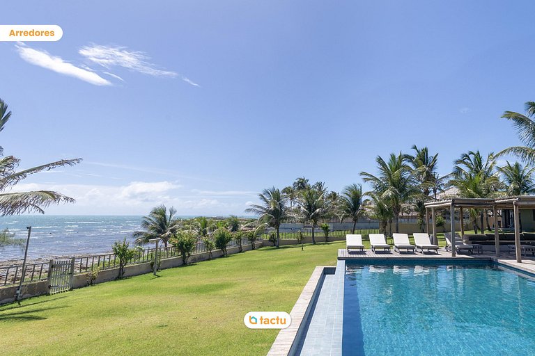 Casa Frente Vista Mar Fortim Ceará Luxosa com 6 Quartos Kite