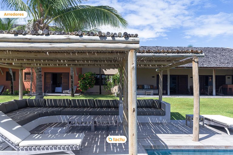 Casa Frente Vista Mar Fortim Ceará Luxosa com 6 Quartos Kite