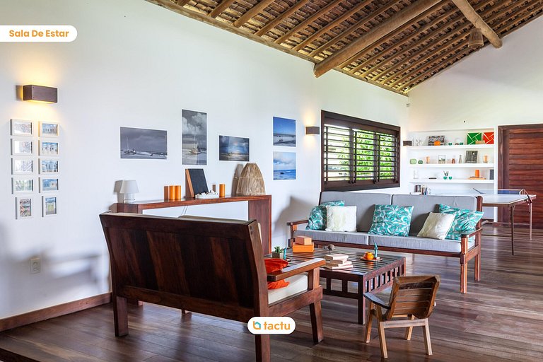 Casa Frente Vista Mar Fortim Ceará Luxosa com 6 Quartos Kite