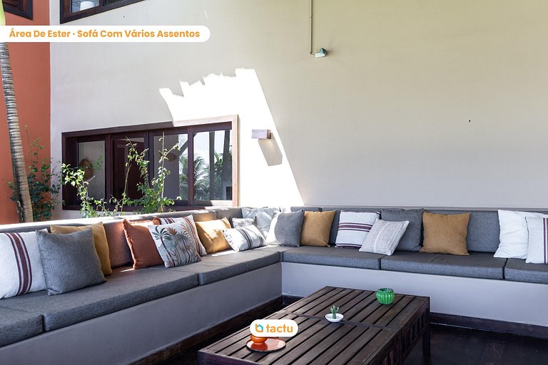 Casa Frente Vista Mar Fortim Ceará Luxosa com 6 Quartos Kite