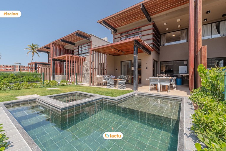 Casa em Flecheiras com piscina vista mar