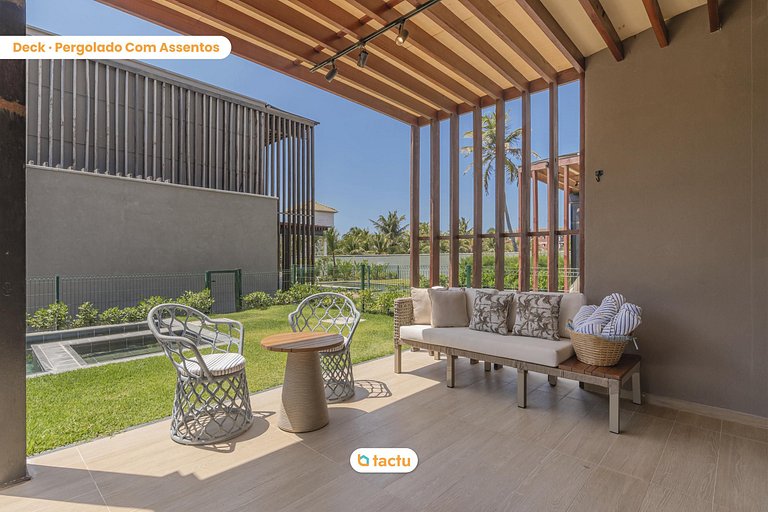 Casa em Flecheiras com piscina vista mar