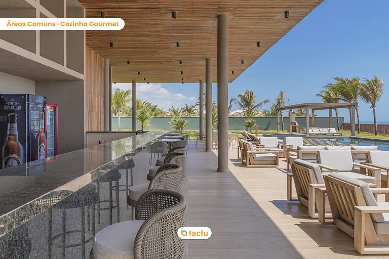 House in Flecheiras with sea-view pool