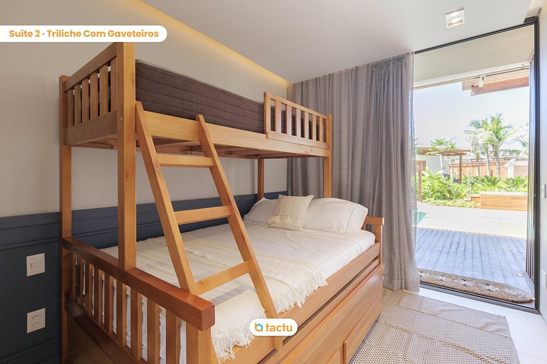 Casa exclusiva com piscina no Origem Fortim