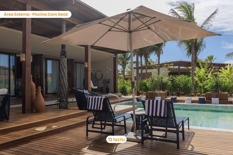 Casa exclusiva com piscina no Origem Fortim