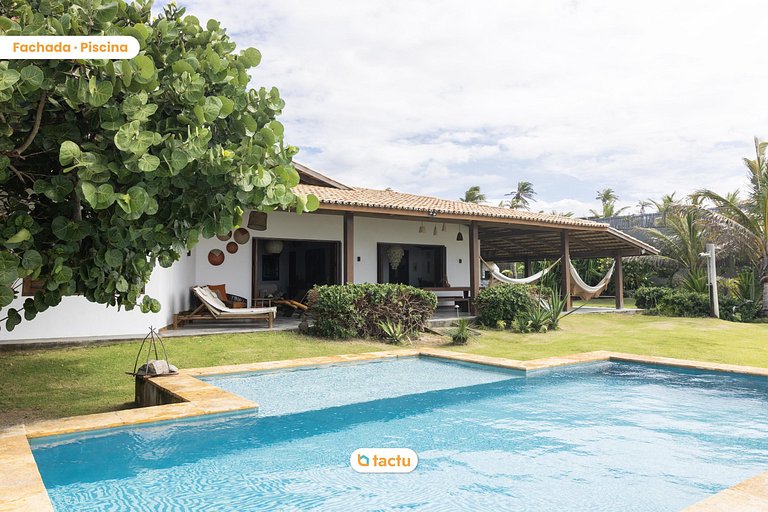 Vila Fatecha: Conforto e privacidade frente mar