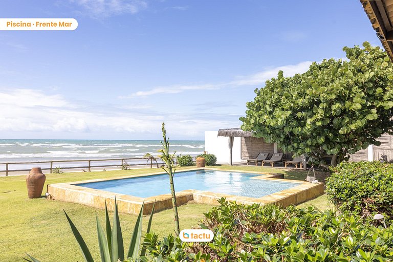 Vila Fatecha: Conforto e privacidade frente mar