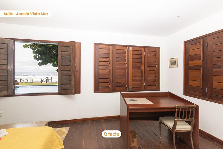 Vila Fatecha: Conforto e privacidade frente mar