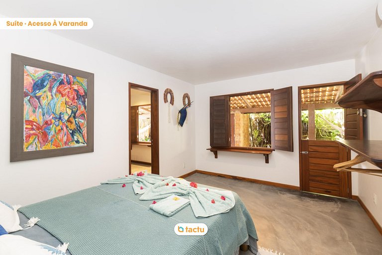 Vila Fatecha: Conforto e privacidade frente mar
