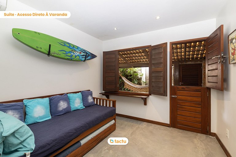 Vila Fatecha: Conforto e privacidade frente mar