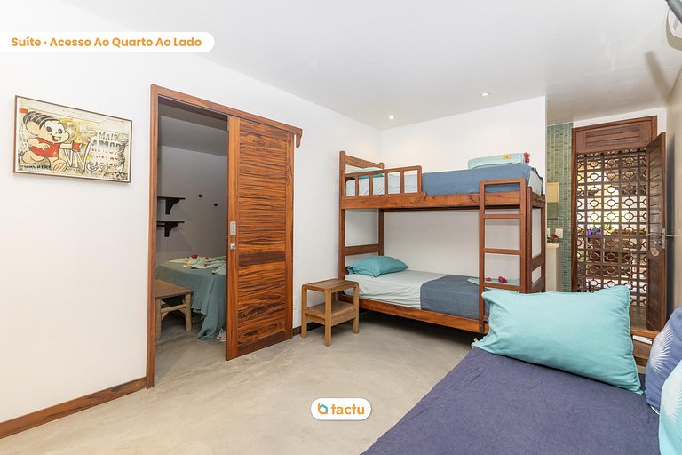 Vila Fatecha: Conforto e privacidade frente mar