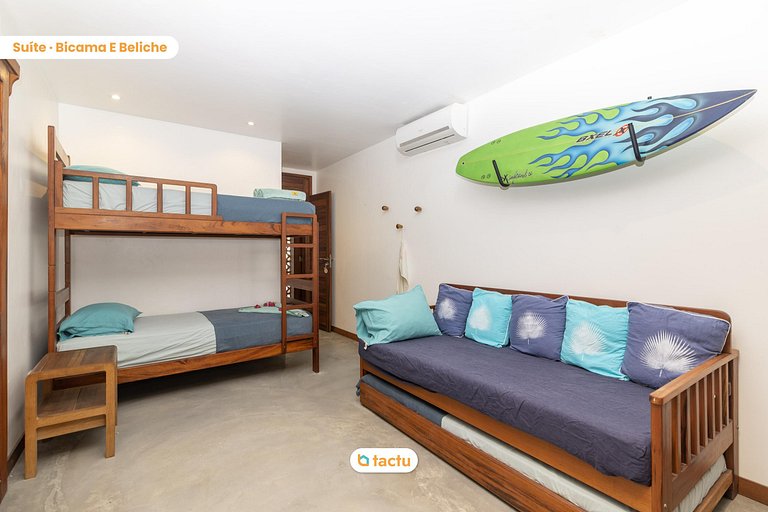 Vila Fatecha: Conforto e privacidade frente mar