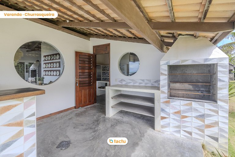 Vila Fatecha: Conforto e privacidade frente mar