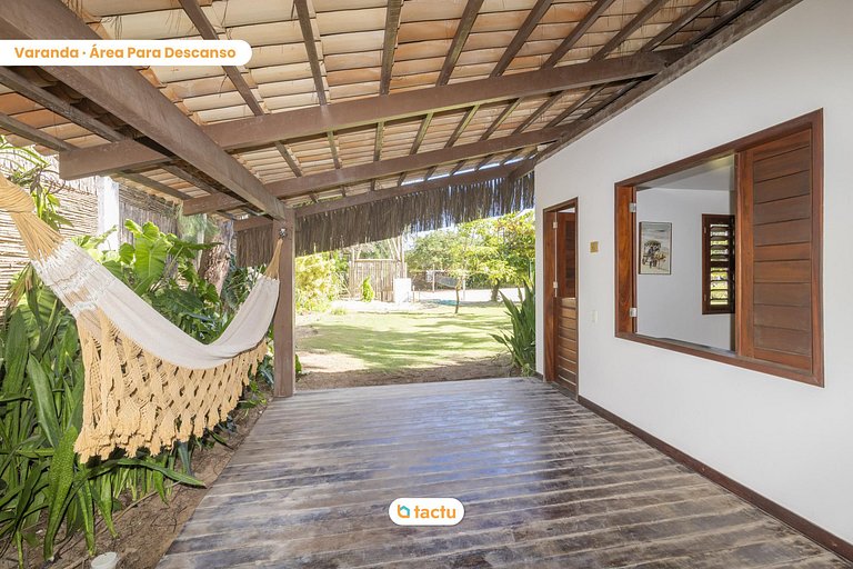 Vila Fatecha: Conforto e privacidade frente mar
