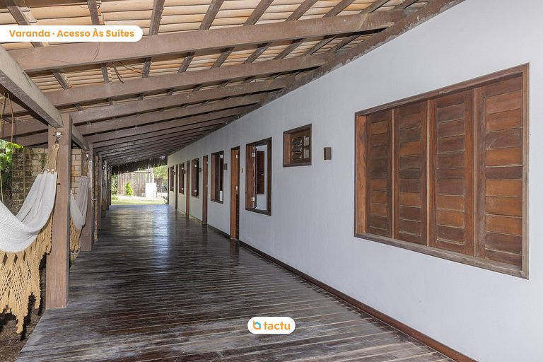 Vila Fatecha: Conforto e privacidade frente mar