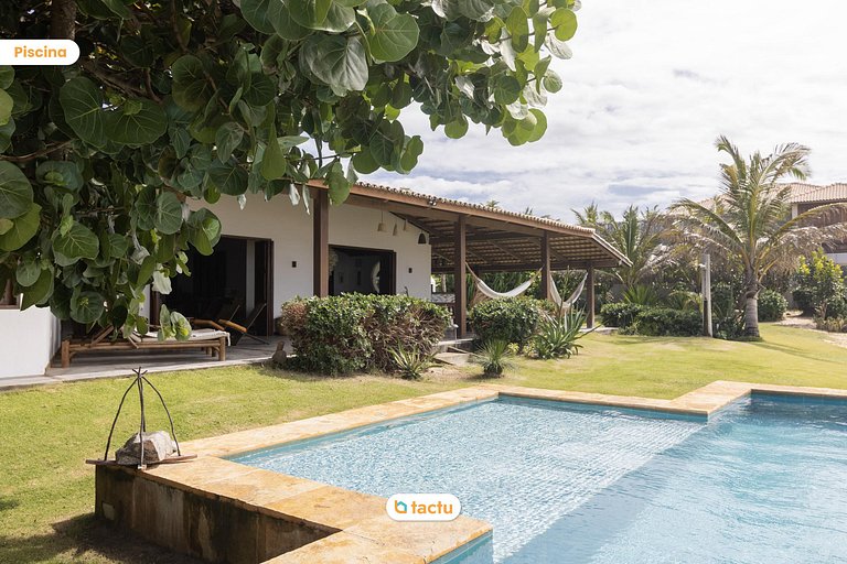 Vila Fatecha: Conforto e privacidade frente mar