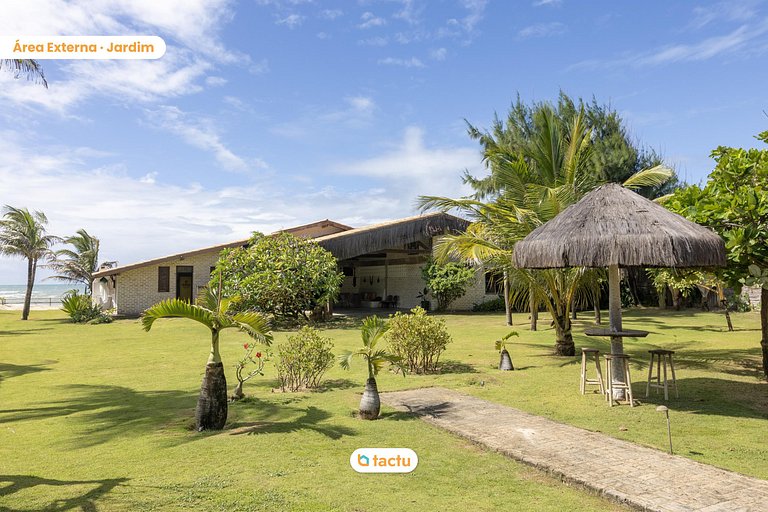 Vila Fatecha: Conforto e privacidade frente mar