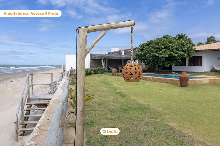 Vila Fatecha: Conforto e privacidade frente mar