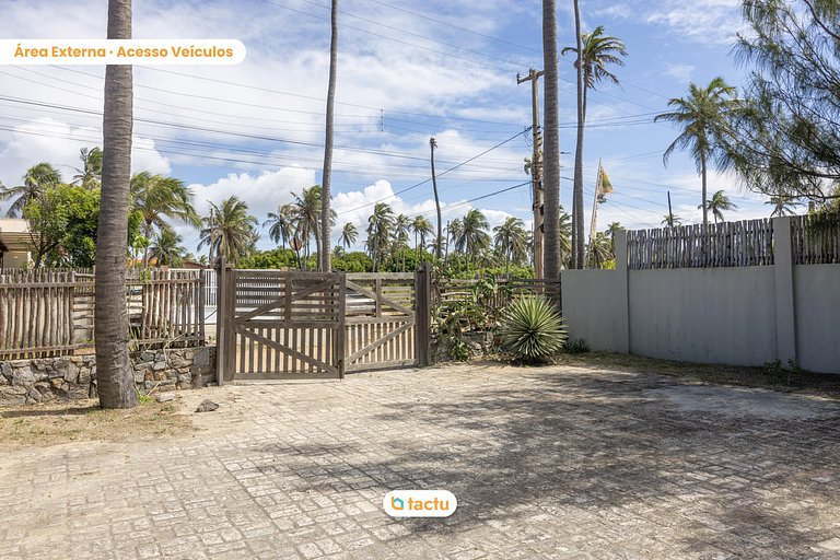 Vila Fatecha: Conforto e privacidade frente mar
