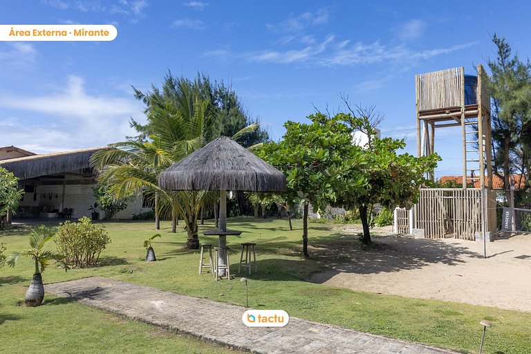 Vila Fatecha: Conforto e privacidade frente mar
