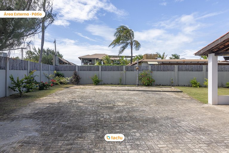 Vila Fatecha: Conforto e privacidade frente mar