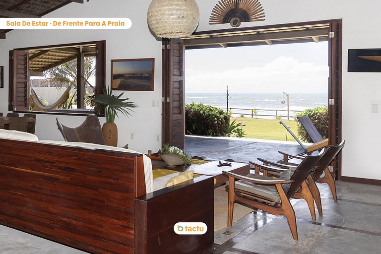 Vila Fatecha: Conforto e privacidade frente mar