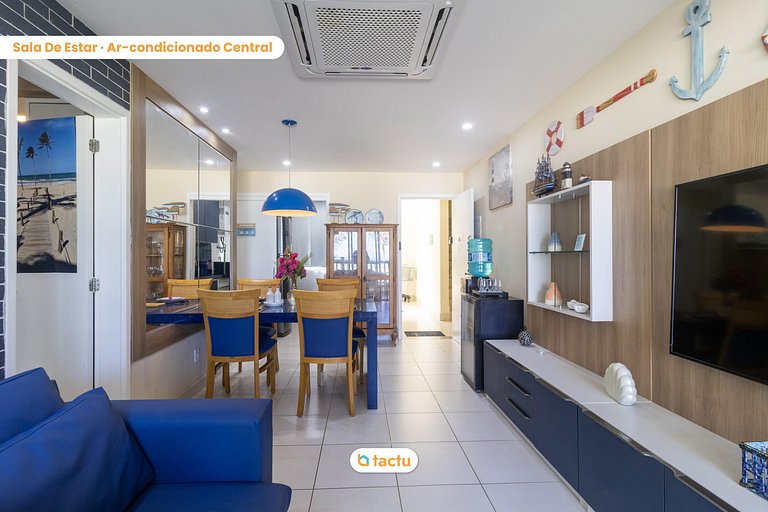 Ground Floor Bungalow 70 m², Oceanfront at VG Sun Cumbuco