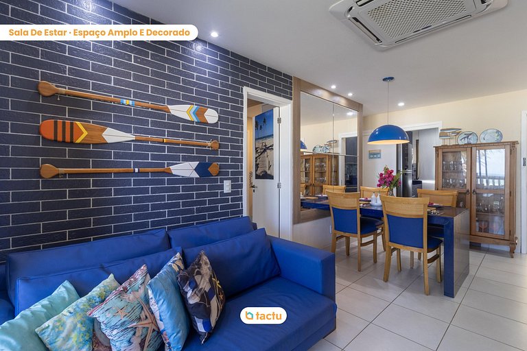 Ground Floor Bungalow 70 m², Oceanfront at VG Sun Cumbuco