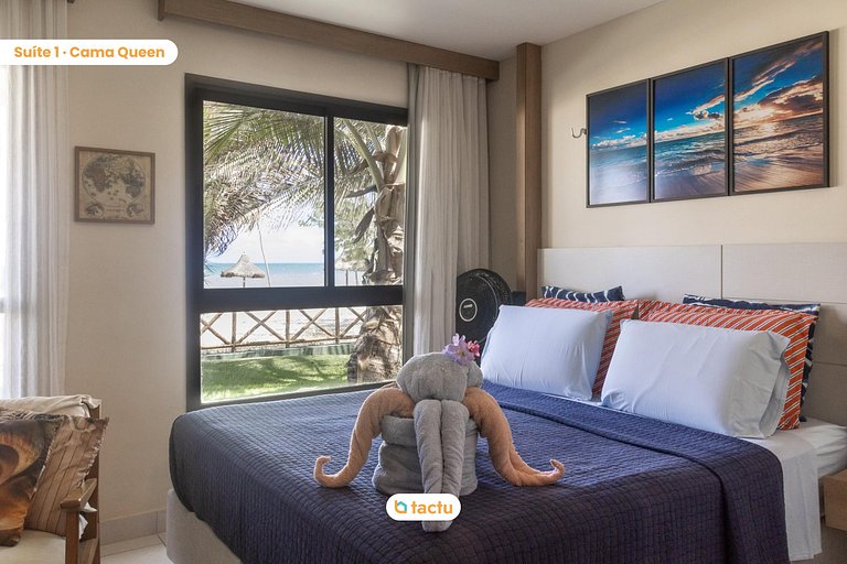 Ground Floor Bungalow 70 m², Oceanfront at VG Sun Cumbuco